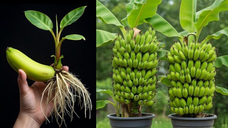 This simple trick can transform your pot into a thriving banana paradise…