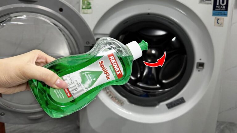 This forgotten trick makes your washing machine spotless in just one simple step…