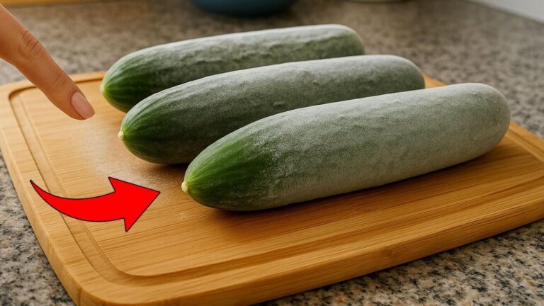 An old trick to keep cucumbers fresh for a whole year… you’ll be amazed!