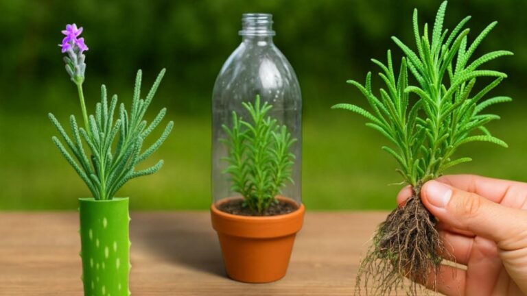 This simple technique transforms a lavender cutting into a thriving plant…