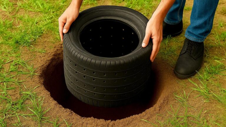 This simple method transforms old tires into a stunning 3-in-1 garden solution …