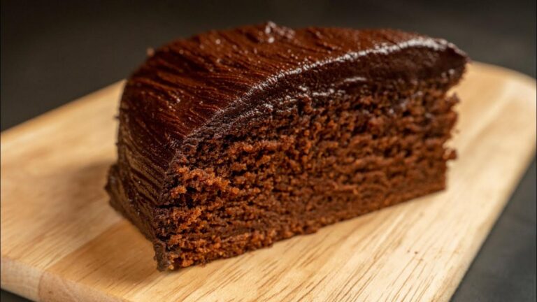 This simple recipe transforms pantry staples into a rich chocolate cake…