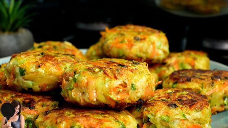 7 Delicious Vegetable Patties: Better Than Meat with Just 2 Zucchini and 1 Potato!