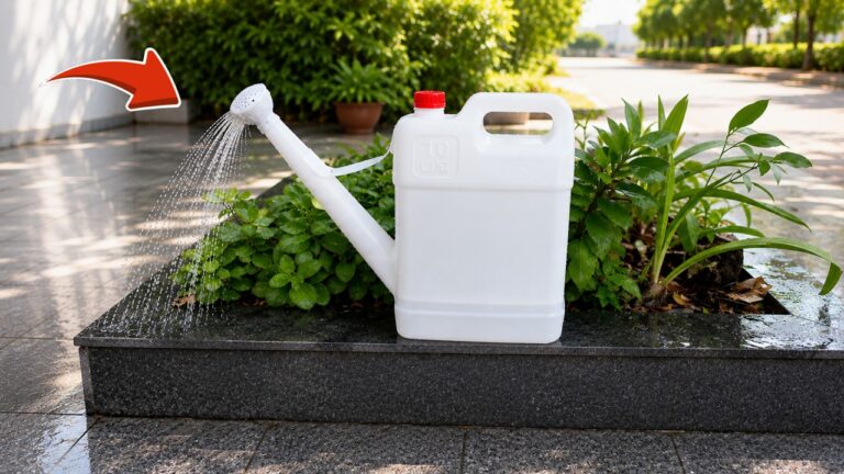Transform 1 Plastic Can into a DIY Watering Can: Easy Garden Hack!