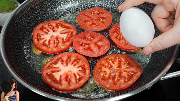 5-Minute Tomato and Egg Breakfast You Can Make in No Time!