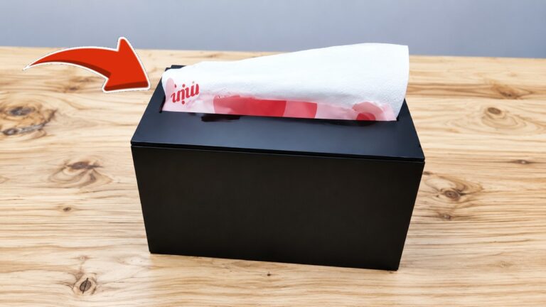 Transform 1 PVC Pipe into a DIY Tissue Box in 5 Simple Steps!