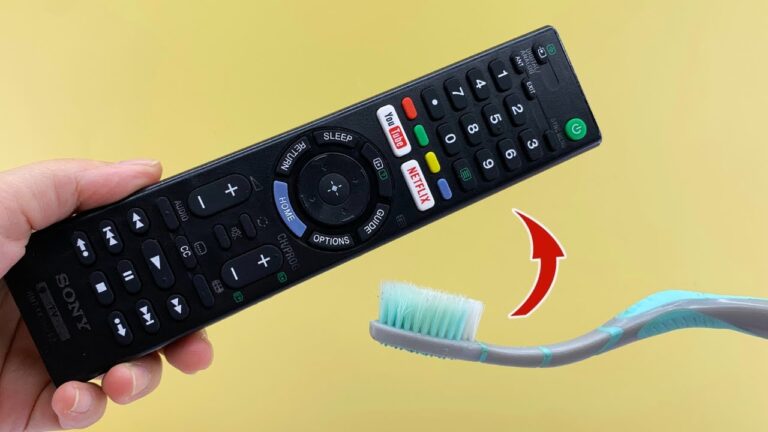 5 Simple Steps to Clean All Your Remote Controls with a Toothbrush!