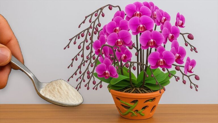 Sprinkle 1 Spoon and Watch Your Orchids Bloom with 100+ Gorgeous Flowers!