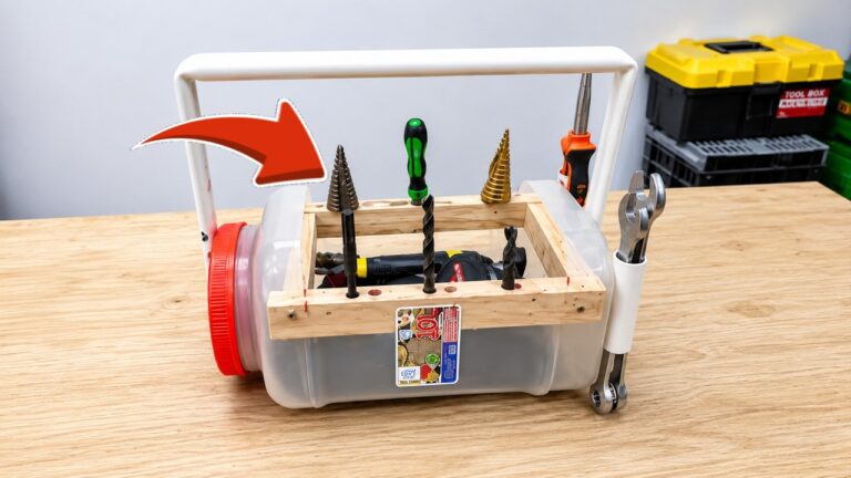 10 Easy Steps to Create a Portable DIY Tool Storage Box from Recycled Plastic