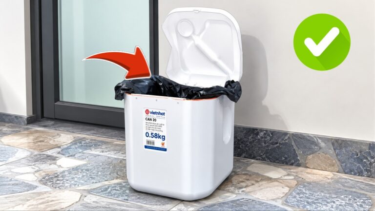 Transform 1 Plastic Box into a Stunning Trash Bin with This Creative Idea!