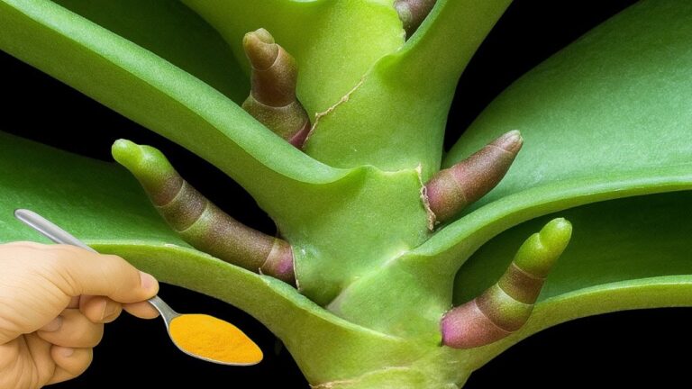 1 Spoon a Week: Boost Your Orchid with New Roots and Blooms All Year!