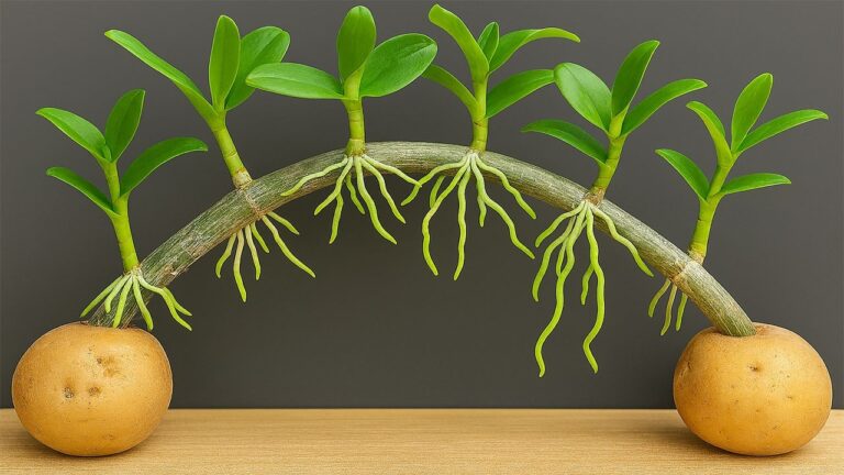 Discover 3 Simple Steps to Propagate Orchids Using Just One Potato!