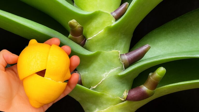 Grow Vibrant Roots and Flowers: 1 Lemon a Month for Year-Round Blooming!
