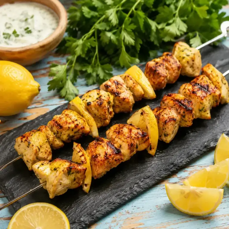 Lemon-Marinated Chicken Skewers: Easy, Tender, and Delicious Recipe