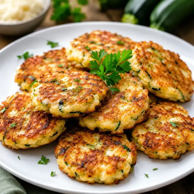 Crispy and Cheesy Zucchini Fritters: Easy Recipe You’ll Love