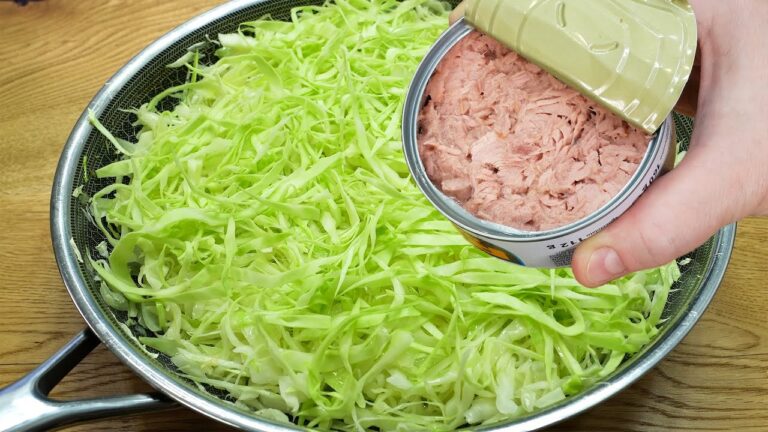 4 Easy ASMR Cabbage Recipes with Tuna and Potatoes You’ll Love