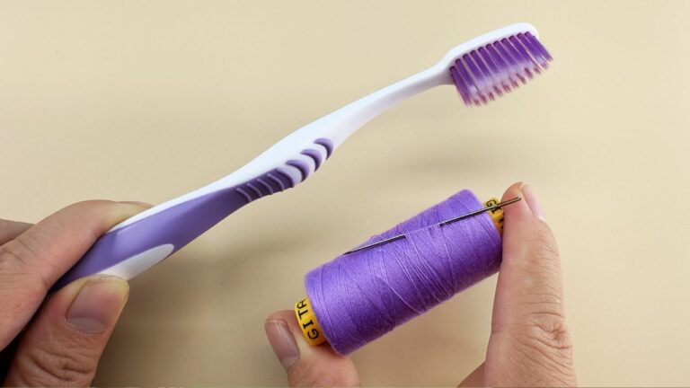 Discover 5 Surprising Ways a Toothbrush Can Help You Thread Needles Like a Pro!