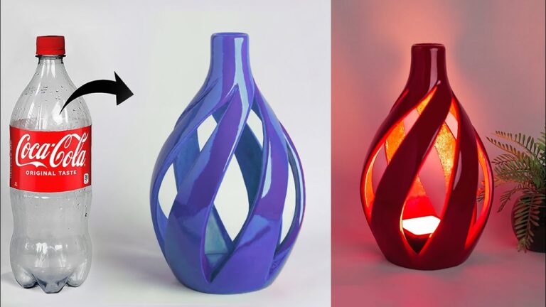Create 5 Stunning Table Lamps from Plastic Bottles in 10 Easy Steps!