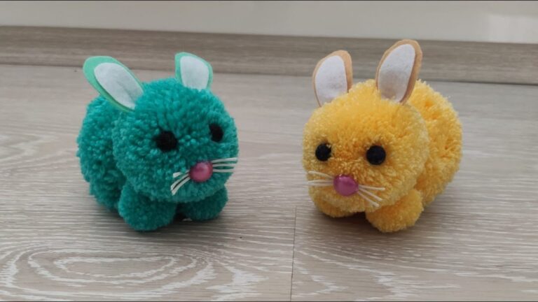 5 Easy Steps to Create Your Own Cute Pompon Rabbit