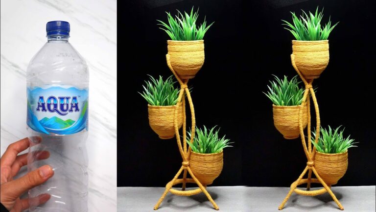 10 Creative Ways to Transform Plastic Bottles into Stunning Flower Vases
