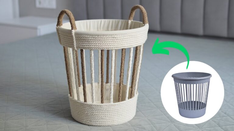 5 Creative Rope Basket Ideas to Transform Your Plastic Buckets!