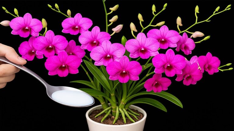 5 Secrets to Make Your Orchids Bloom Like Magic with One Simple Spoonful!