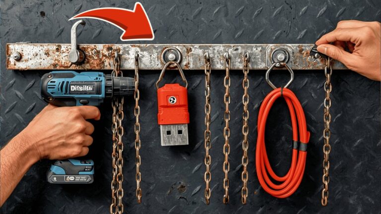 10 Creative Ways to Transform Old Motorcycle Chains into Smart Hook Racks