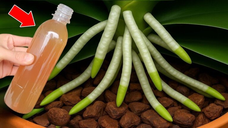 Unlock 100+ Blooms with Just One Pour! Healthy Orchid Roots Revealed