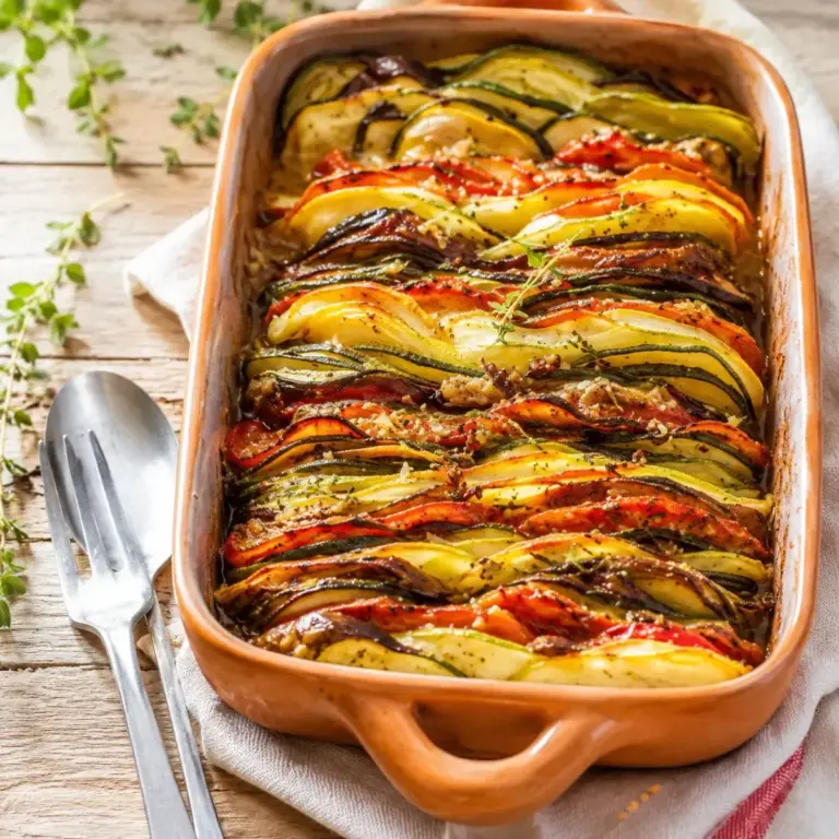 Easy, Savory Tomato and Zucchini Tian Recipe That Melts in Your Mouth